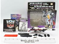 Ramjet MIB 100% Complete 1985 Vintage G1 Transformers Hasbro Action Figure