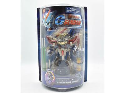 Scarred Burning Gundam MOSC NEW Gundam Mobile Fighter 2003 Bandai Action Figure