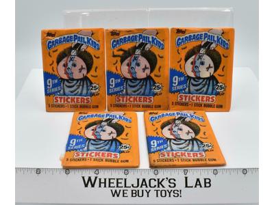 Garbage Pail Kids Series 9 Five SEALED Sticker Packs 1987 Topps