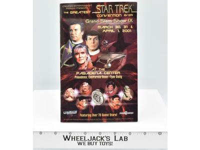 Star Trek Convention Pamphlet Grand Slam Show IX 2001 Pasadena California