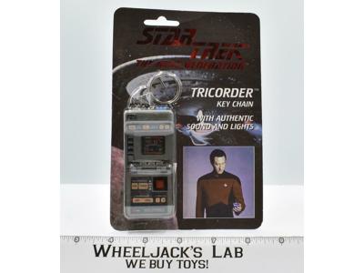 Tricorder Keychain Star Trek Next Gen 1995 Par Pic SEALED NEW W/Lights &amp; Sounds