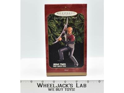 Hallmark Keepsake Ornament Worf 1999 MIB NEW Star Trek Deep Space Nine