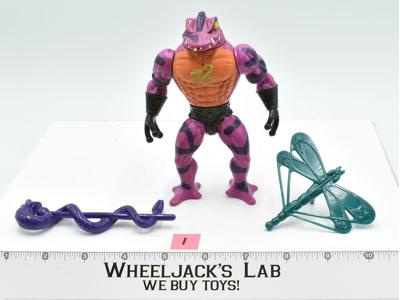Tung Lashor #1 100% Complete 1985 He-Man MOTU Mattel Masters of the Universe