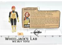 Scarlett #2 Straight Arm V1 100% Complete GI Joe Vintage Hasbro 1982