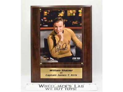 Captain Kirk Star Trek Original Series AUTOGRAPHED Plaque