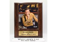 Captain Kirk Star Trek Original Series AUTOGRAPHED Plaque