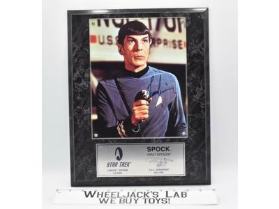 First Officer Spock Star Trek Original Series AUTOGRAPHED Plaque #51/500