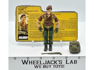 Flint V2 100% Complete 1988 GI Joe Tiger Force Hasbro Vintage Action Figure