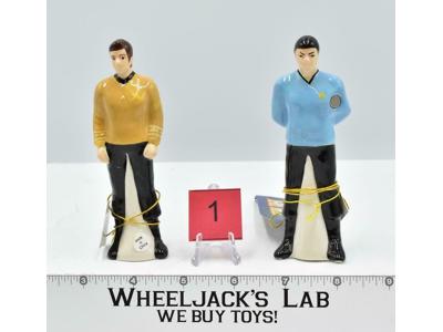 Captain Kirk &amp; Spock Salt &amp; Pepper Shakers #1 Star Trek 2011 Westland Giftware