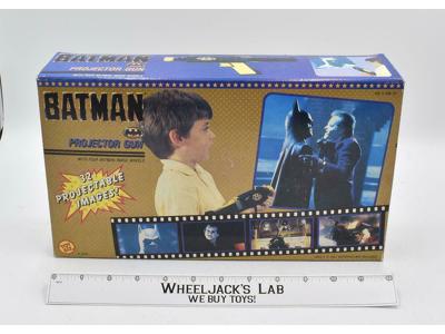 Batman Projector Gun W/32 Projectable Images MISB New Toybiz 1989 Vintage