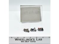 Lot of 3 Motocycles 1988-89 Vintage Galoob Micro Machines