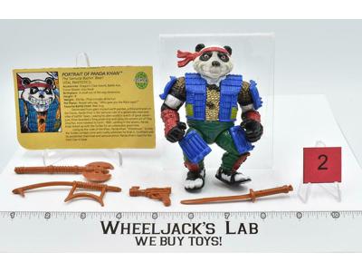 Panda Khan #2 100% Complete Teenage Mutant Ninja Turtles 1990 Playmates Figure