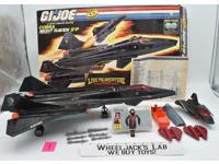 Cobra Night Raven S3P #1 W/ Pilot 100% Complete W/Box GI Joe 1986 Vehicle Hasbro
