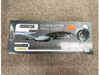 Star Trek USS Enterprise NCC-1701-E 1998 Wesco Illuminating Wall Clock