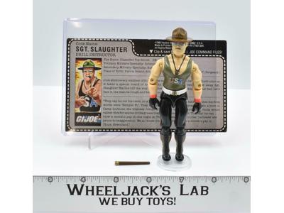 Sgt. Slaughter V1 100% Complete MAIL AWAY 1985 GI Joe ARAH Vintage Hasbro