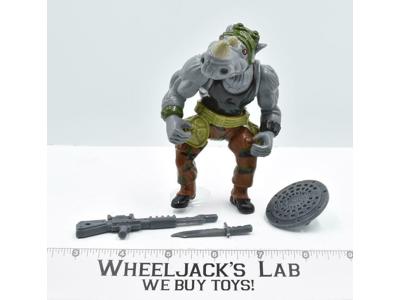 Rocksteady 100% Complete Teenage Mutant Ninja Turtles TMNT 1988 Playmates