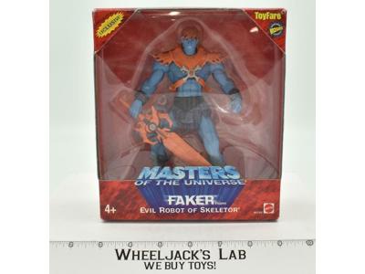 Faker He-Man Masters of the Universe MOTU 2002 Mattel Toyfare Exclusive NEW