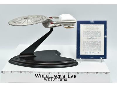 USS Enterprise Sculpture Star Trek Next Generation Franklin Mint