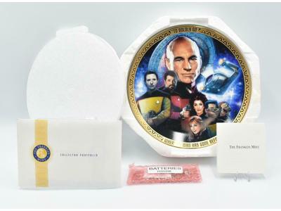 Star Trek The Next Generation Talking Collector Plate 2000 The Franklin Mint