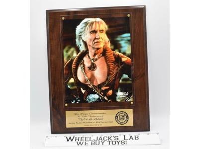Khan Singh Star Trek Original Series AUTOGRAPHED Plaque