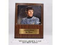 Mr. Spock Star Trek Original Series AUTOGRAPHED Plaque