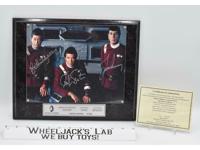Dr. McCoy Spock Capt. Kirk Star Trek Original Series AUTOGRAPHED Plaque 14/995
