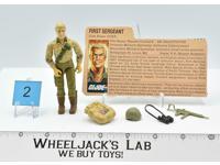 Duke First Sergeant #2 V1 Complete MAIL AWAY GI Joe Vintage Hasbro 1983 Figure