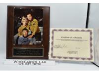 Kirk Spock Janice Rand Star Trek Original Series AUTOGRAPHED Plaque 27/100