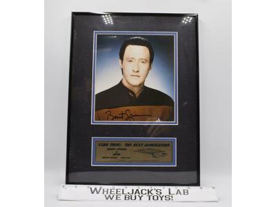 Lt. Commander Data Star Trek Next Generation AUTOGRAPHED Photograph #19 of 250