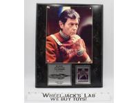 Dr. McCoy Star Trek 25th Anniversary 1991 AUTOGRAPHED Plaque #143 of 2500