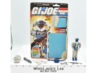Snow Serpent V1 100% Complete W CARD 1985 GI Joe Hasbro Action Figure