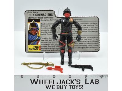 Iron Grenadiers V1 100% Complete ARAH 1988 GI Joe Vintage Hasbro Action Figure