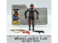 Iron Grenadiers V1 100% Complete ARAH 1988 GI Joe Vintage Hasbro Action Figure