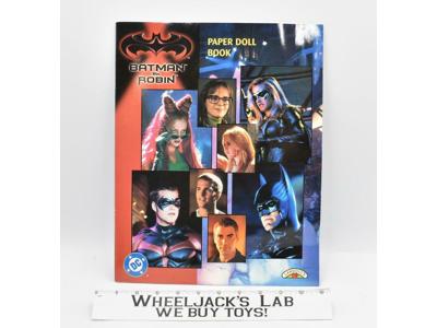 Batman &amp; Robin Paper Doll Book 1997 DC Comics Landoll's Uncut