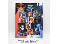 Batman &amp; Robin Paper Doll Book 1997 DC Comics Landoll's Uncut