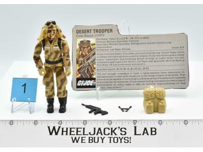 Dusty #1 V1 100% Complete ARAH GI Joe 1985 Action Figure Vintage Hasbro