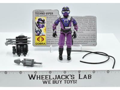 Techno-Viper V1 100% Complete 1987 GI Joe ARAH Hasbro Vintage Action Figure