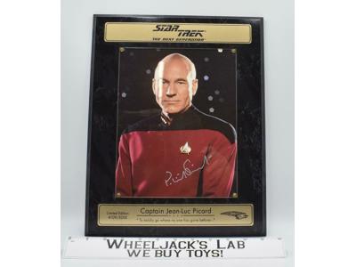Capt. Jean-Luc Picard Star Trek Next Generation AUTOGRAPHED Plaque #4109 of 5000