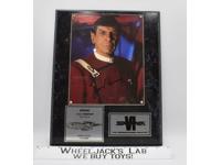 Spock Star Trek The Undiscovered Country AUTOGRAPHED Plaque 116/2500