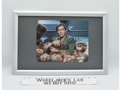 Captain Kirk Tribbles Star Trek William Shatner AUTOGRAPHED 8x10 Picture
