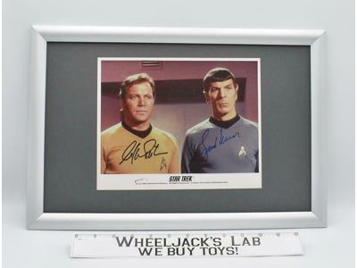 Captain Kirk/Spock Star Trek Shatner/Nimoy AUTOGRAPHED 8x10 Picture