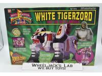 White Tigerzord &amp; The White Ranger MISB Mighty Morphin Power Rangers 1994 Bandai