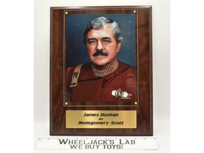 Montgomery Scott Star Trek Original Series AUTOGRAPHED Plaque