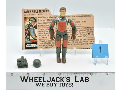 Flash #1 V1.5 Swivel Arm 1983 GI Joe Vintage Hasbro Action Figure