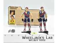 Tomax &amp; Xamot #6 V1 1985 GI Joe Vintage ARAH Hasbro Action Figure