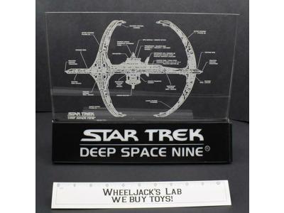 PROTOTYPE SAMPLE MOCK-UP Star Trek DS9 Space Station 1997 Acrylic