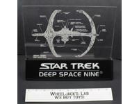 PROTOTYPE SAMPLE MOCK-UP Star Trek DS9 Space Station 1997 Acrylic