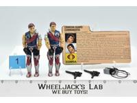 Tomax &amp; Xamot #1 V1 100% Complete 1985 GI Joe Vintage ARAH Hasbro Action Figure