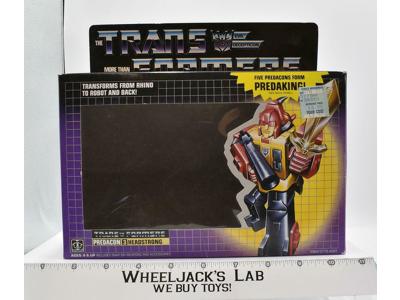 Headstrong EMPTY BOX 1986 Vintage G1 Transformers Action Figure