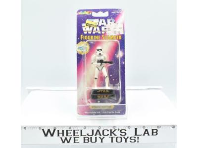 Storm Trooper Figurine Stamper MOSC Star Wars 1997 Rose Art Industries Accessory